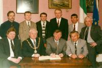 Branch Members Sir Alex Ferguson & Sean Fallon 1998