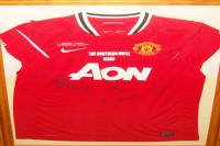 A signed Man Utd Legends Jersey