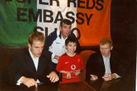 Phil Neville Maurice & Stephen Langan & Paul Scholes