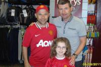 Denis Irwin with Francie Tighe